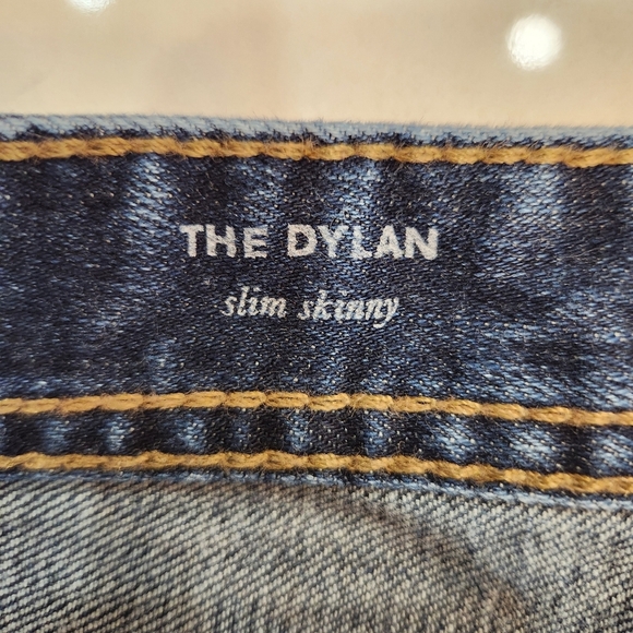 VTG Adriano Goldschmied Jeans Mens 31/29 Blue Dark Wash The Dylan Slim Skinny - Picture 9 of 16
